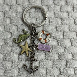 Coach Nautical Mix Charm Keychain